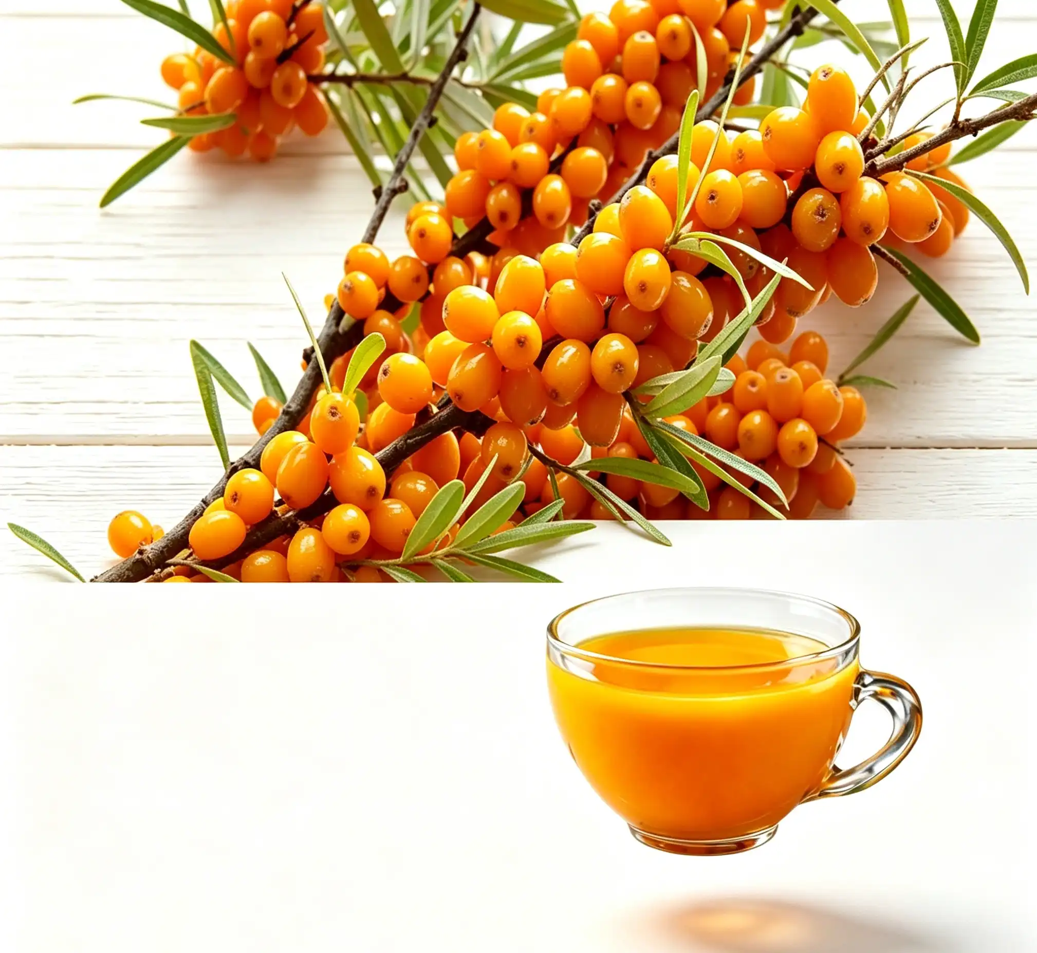 What is the difference between sea buckthorn puree and juice?